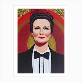 Brenda Blethyn Illustration Movies Art Print