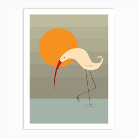 Stork Art Print