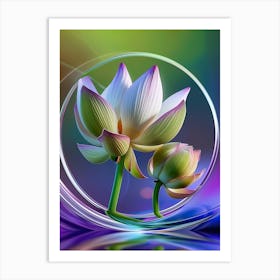 Lotus Flower 124 Art Print