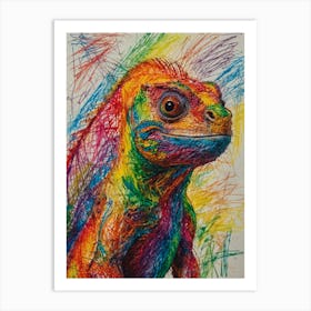 Iguana Art Print