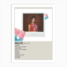 Palette By Iu 2017 Poster 1 Art Print