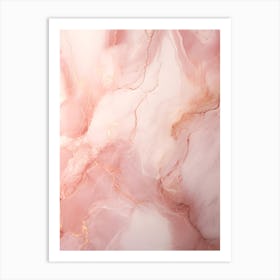 Pink Marble 2 Art Print