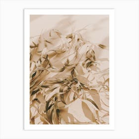 Dried Eucalyptus Leaves Art Print