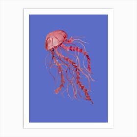 Pink Jellyfish Art Print