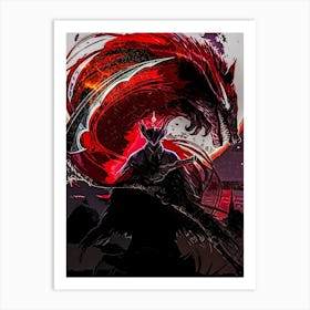 Demon blood borne game Art Print