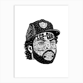 Ice Cube Art Print