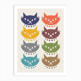 Kitty Cats 1 Art Print