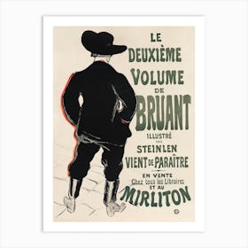 The Second Volume By Bruant (1893), Henri de Toulouse-Lautrec Art Print