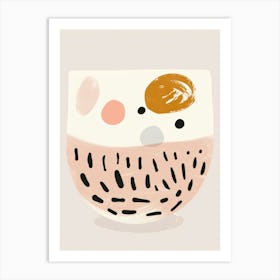 Bowl Of Ice Cream Art Print