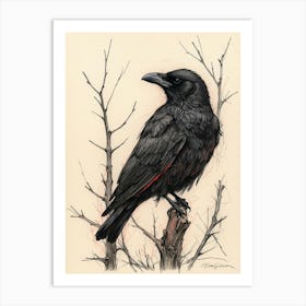 Crows 3 Art Print