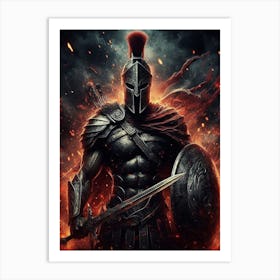 Sparta Warrior  Art Print