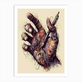 Hand Of The Artist Art Print