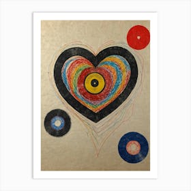 Heart Of Vinyl 4 Art Print