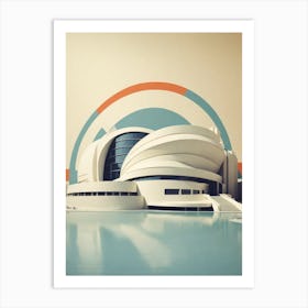 Futuristic Building Art Print