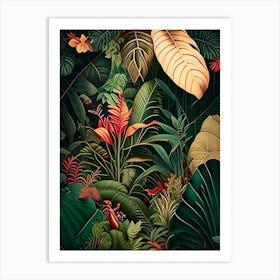 Jungle Adventure 8 Botanicals Art Print
