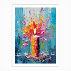 Candle On The Water Art Print