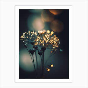 Glowing Dots Art Print