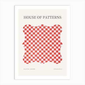 Checkered Pattern Poster 24 Art Print