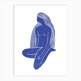 The Girl With The Hair Art Print