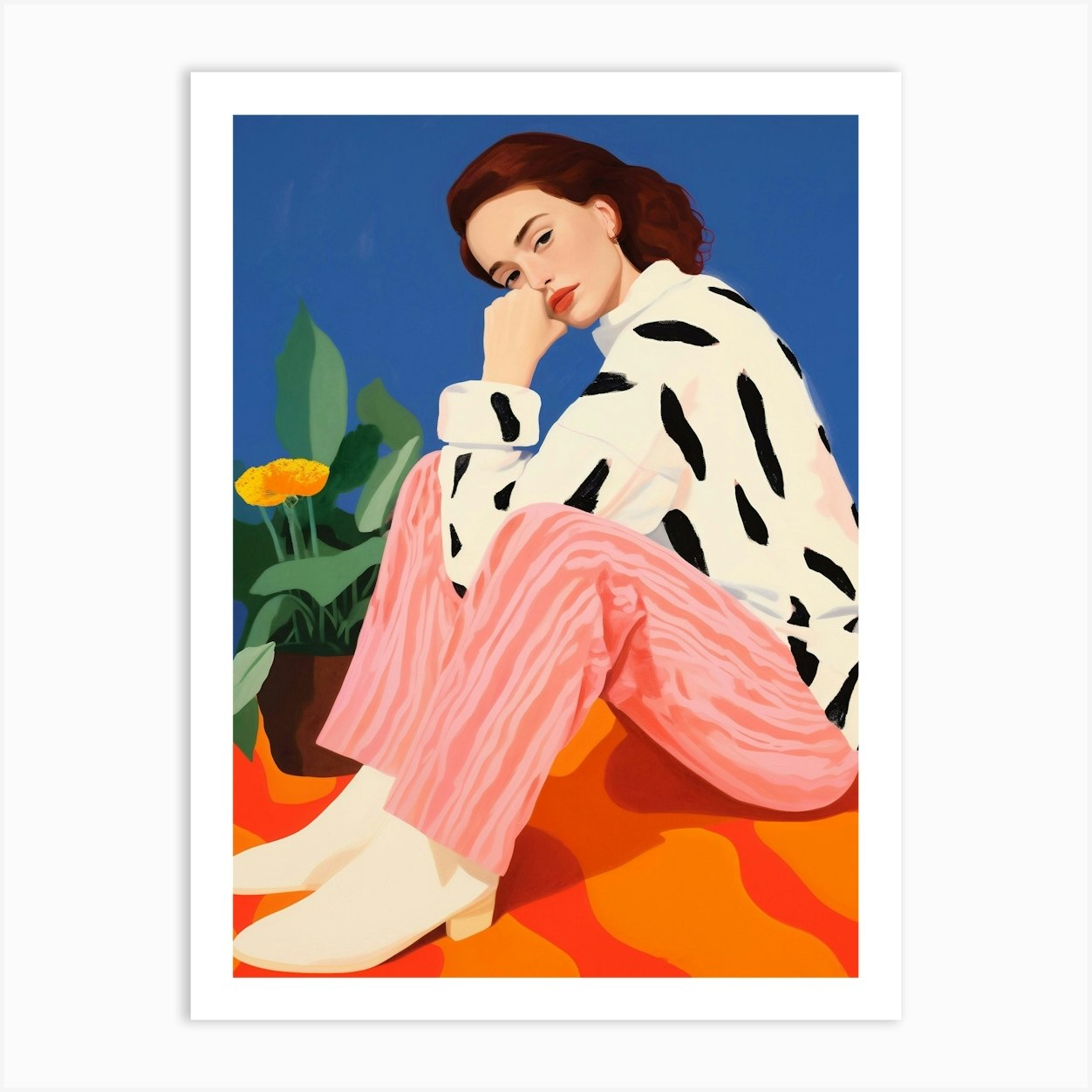 Boho Poster Club 6 Femmes 2 Art Print by Boho Print Collection