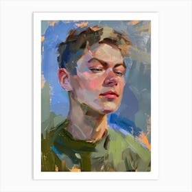 Portrait Of A Young Man 9 Art Print