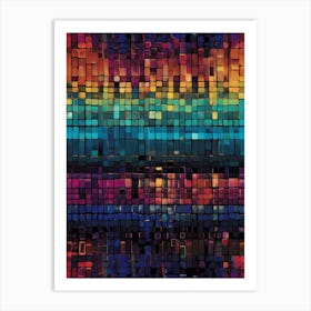 Abstract Mosaic Art Print