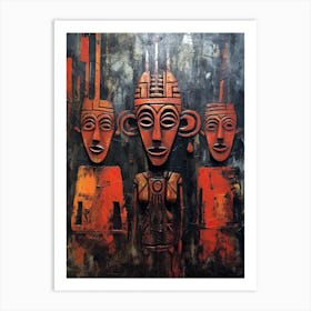 African Tribe Africa Art Print