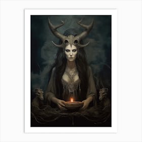 Hekate Greek Mythology Art Print