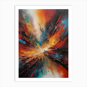 An Unusual Outburst ~ Reimagined 23 Art Print