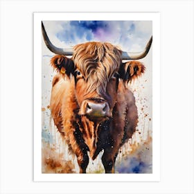 Highland Cow 6 Art Print