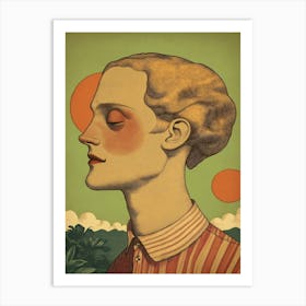 Woman'S Face 41 Art Print