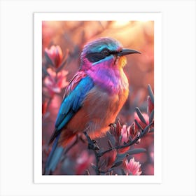 Colorful Bird 5 Art Print