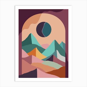 The Canyons Art Print