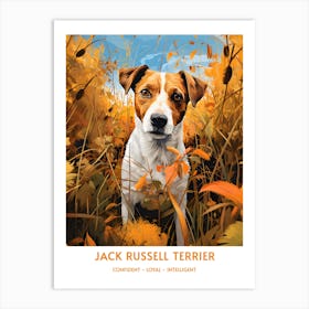 Jack Russell Travel 2 Art Print