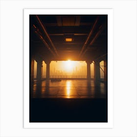 Sunset In The City Art Print