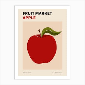 Fruit Market No. 7 Apple Art Print