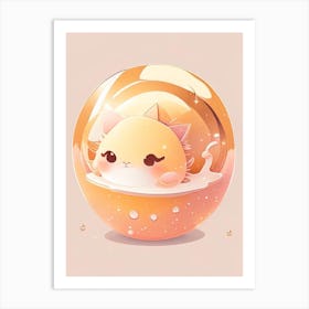 Mercury Kawaii Kids Space Art Print