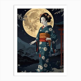 Geisha 12 Art Print