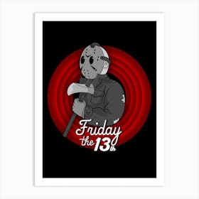 Friday The 13th Art Print
