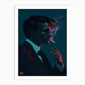 Man Smoke His Sigarette Art Print