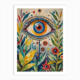 Plant Eye no2 Art Print