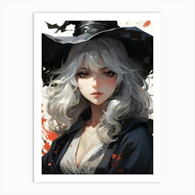 White Haired Witch Art Print