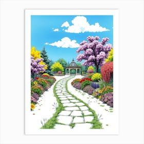 Garden Path 13 Art Print