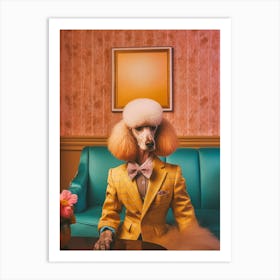 A Poodle Dog 1 Art Print