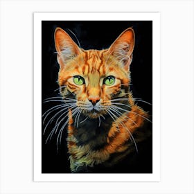 Bengal Cat Art Print