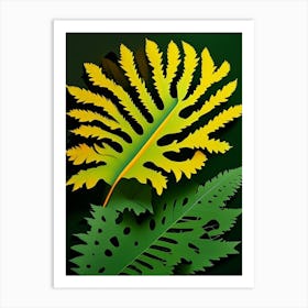 Tansy Leaf Vibrant Inspired 1 Art Print