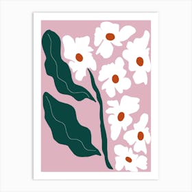 Blooming flora Art Print