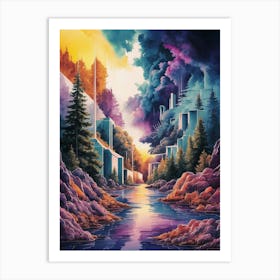 'River Of Dreams' Art Print