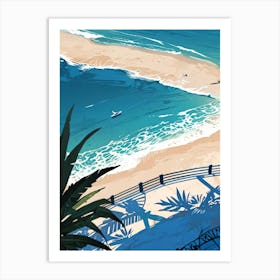 San Diego Beach Art Print