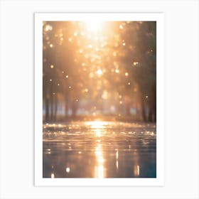 Shinny Day In The Park Art Print